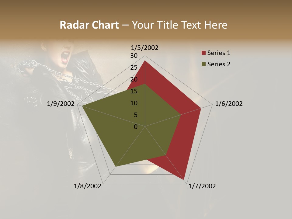 Makeup Biker Skin PowerPoint Template