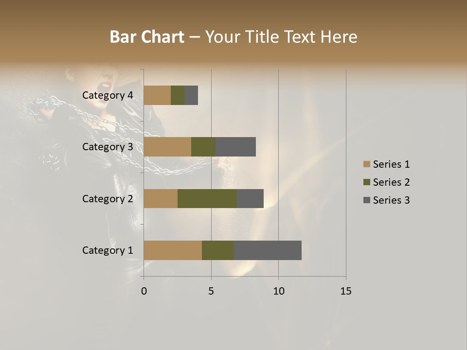 Makeup Biker Skin PowerPoint Template