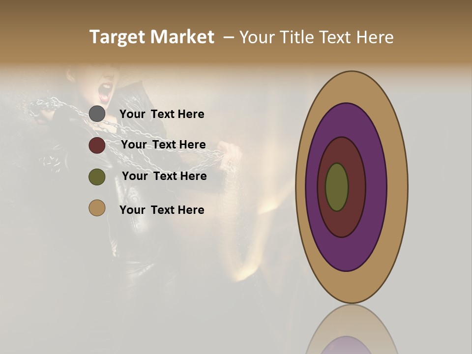 Makeup Biker Skin PowerPoint Template