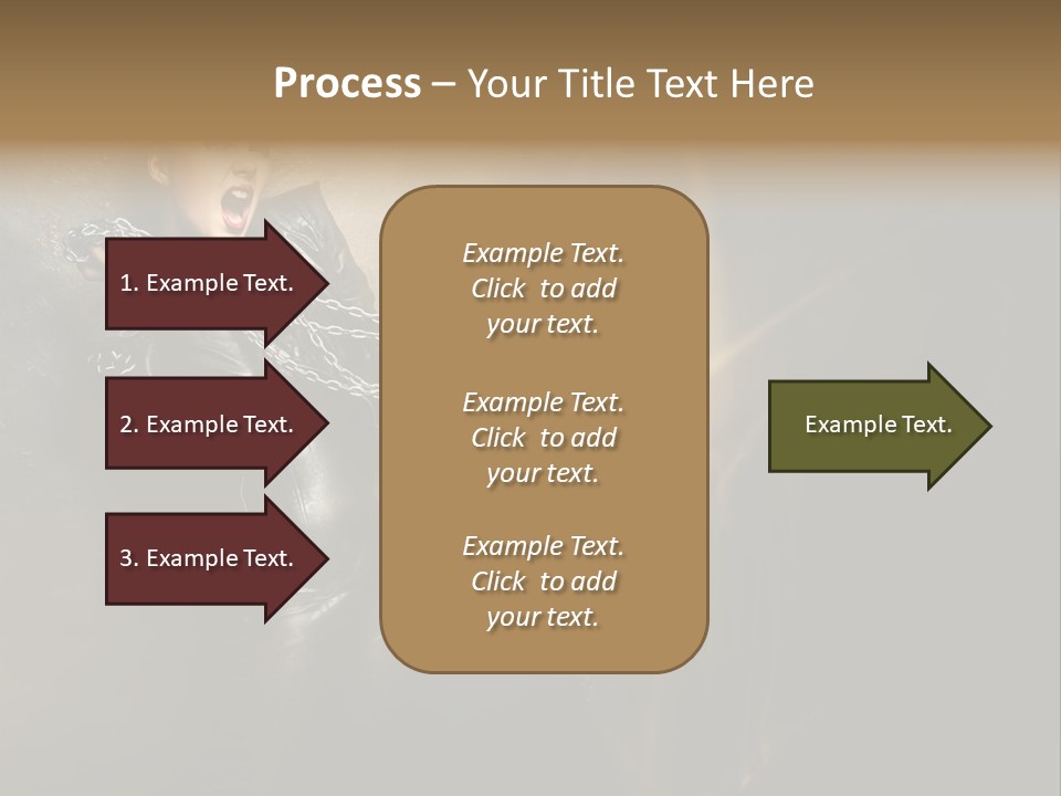 Makeup Biker Skin PowerPoint Template
