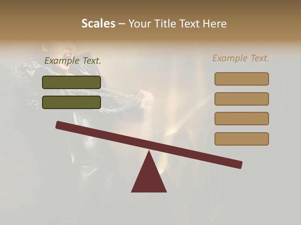 Makeup Biker Skin PowerPoint Template