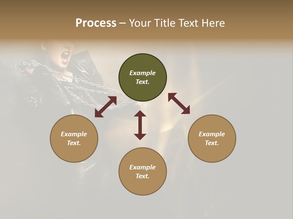 Makeup Biker Skin PowerPoint Template