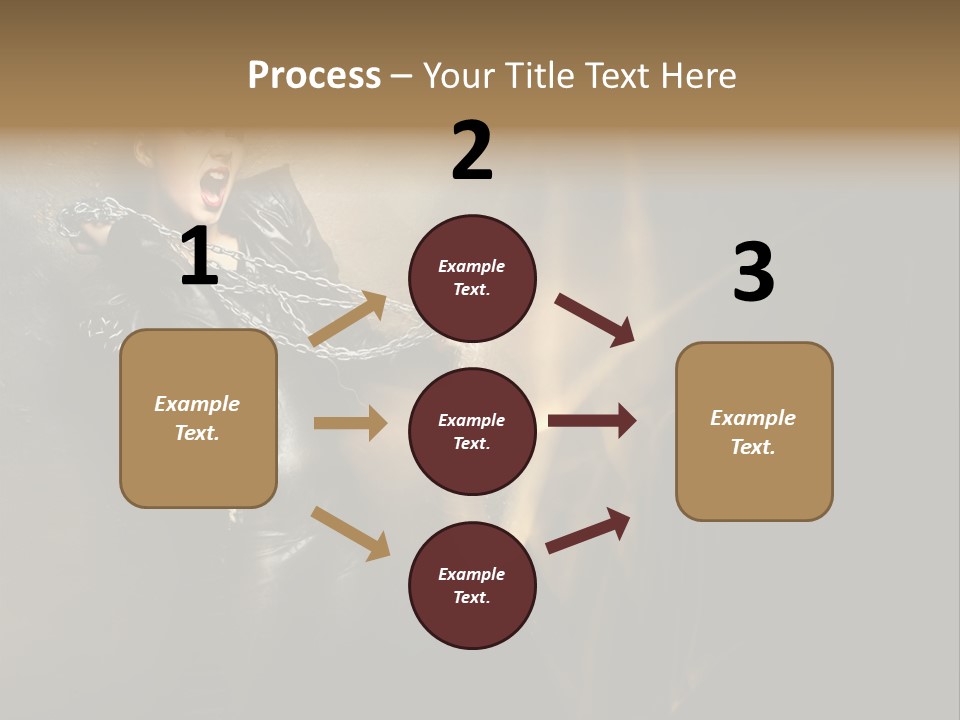 Makeup Biker Skin PowerPoint Template