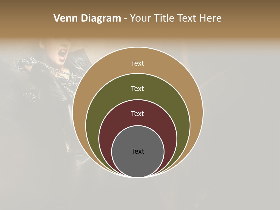 Makeup Biker Skin PowerPoint Template