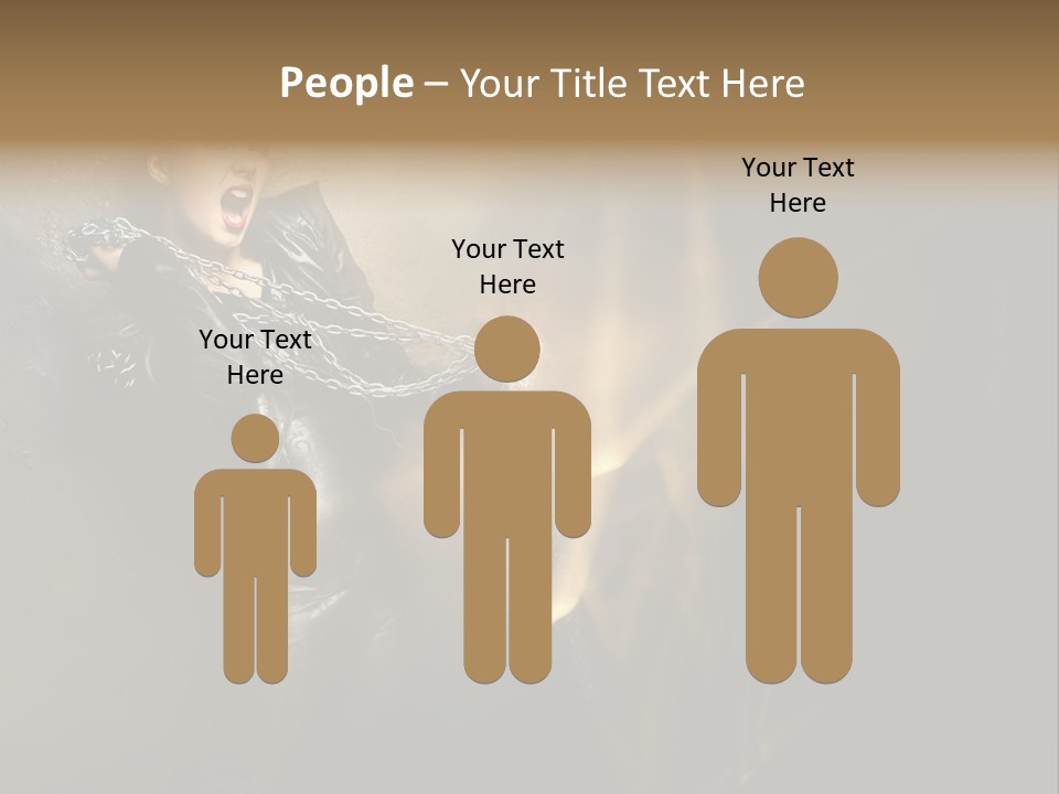 Makeup Biker Skin PowerPoint Template