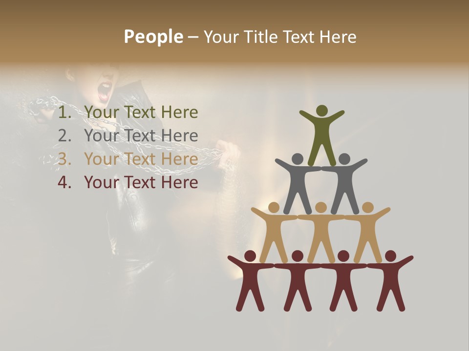 Makeup Biker Skin PowerPoint Template