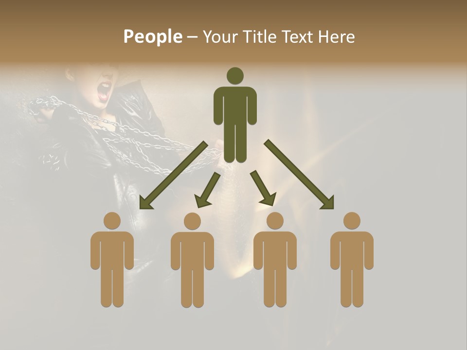 Makeup Biker Skin PowerPoint Template