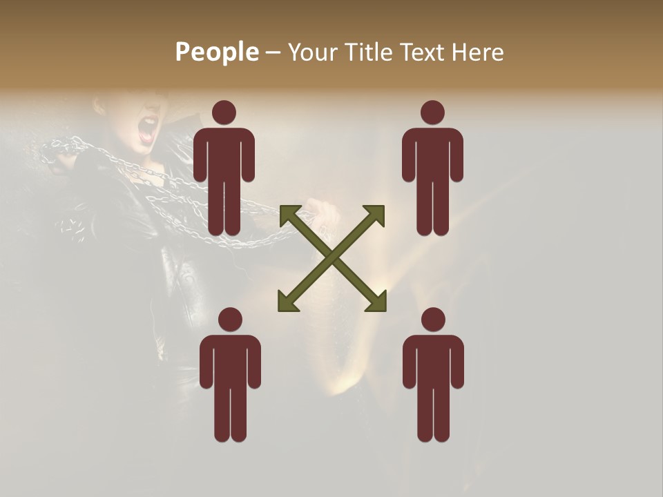 Makeup Biker Skin PowerPoint Template