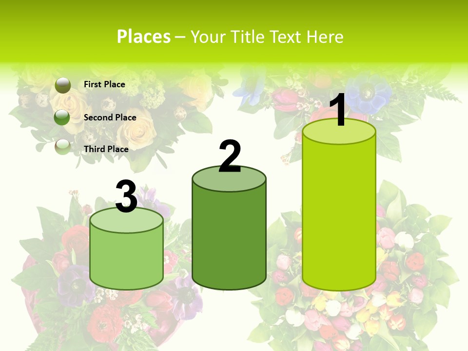 Leaf Tulip Colorful PowerPoint Template