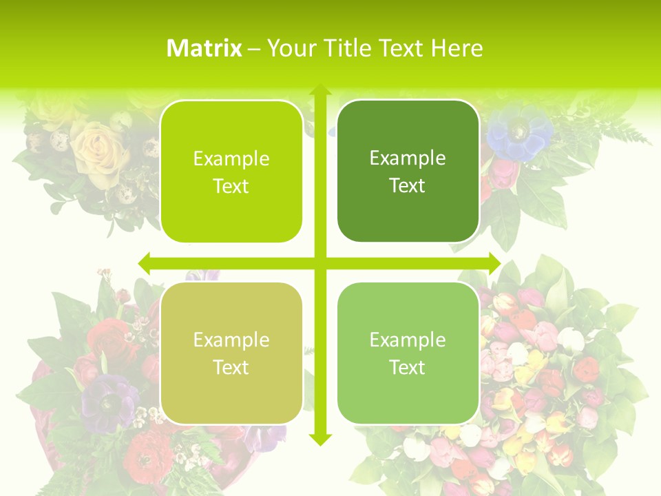 Leaf Tulip Colorful PowerPoint Template