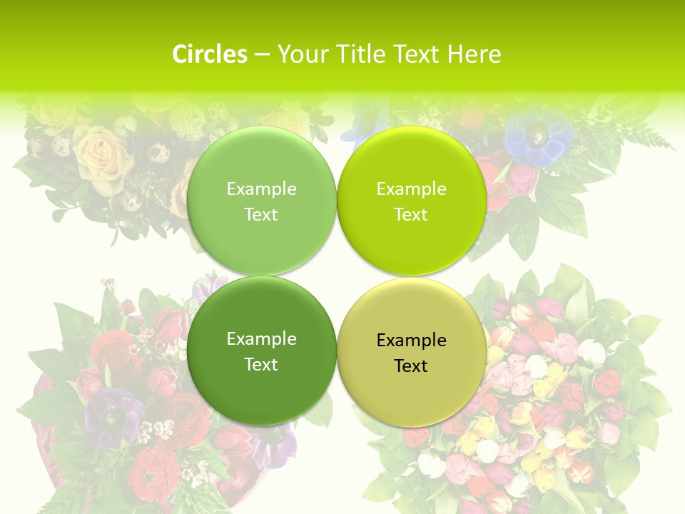 Leaf Tulip Colorful PowerPoint Template