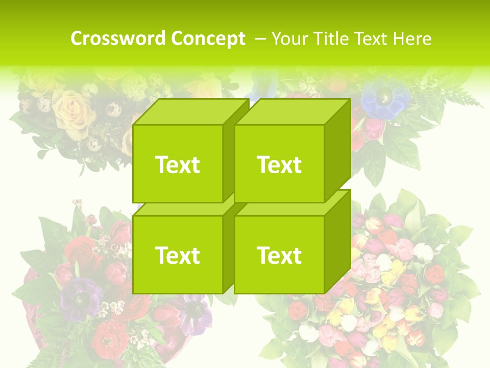 Leaf Tulip Colorful PowerPoint Template