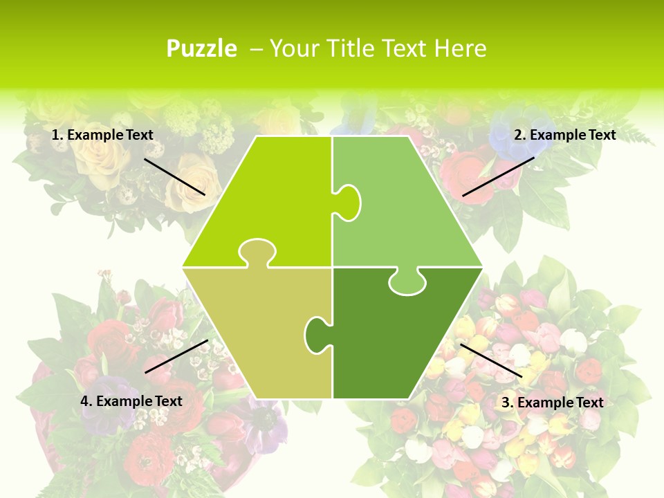 Leaf Tulip Colorful PowerPoint Template