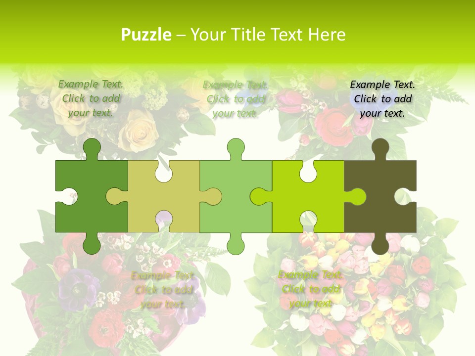 Leaf Tulip Colorful PowerPoint Template