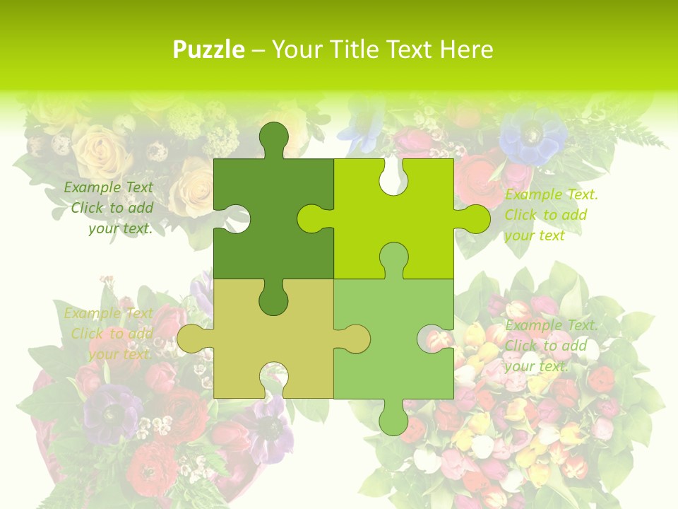 Leaf Tulip Colorful PowerPoint Template