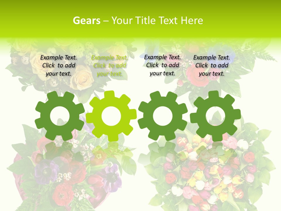 Leaf Tulip Colorful PowerPoint Template