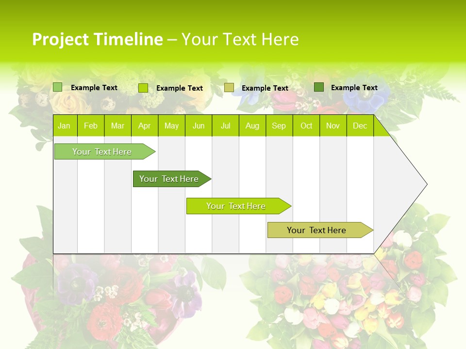 Leaf Tulip Colorful PowerPoint Template