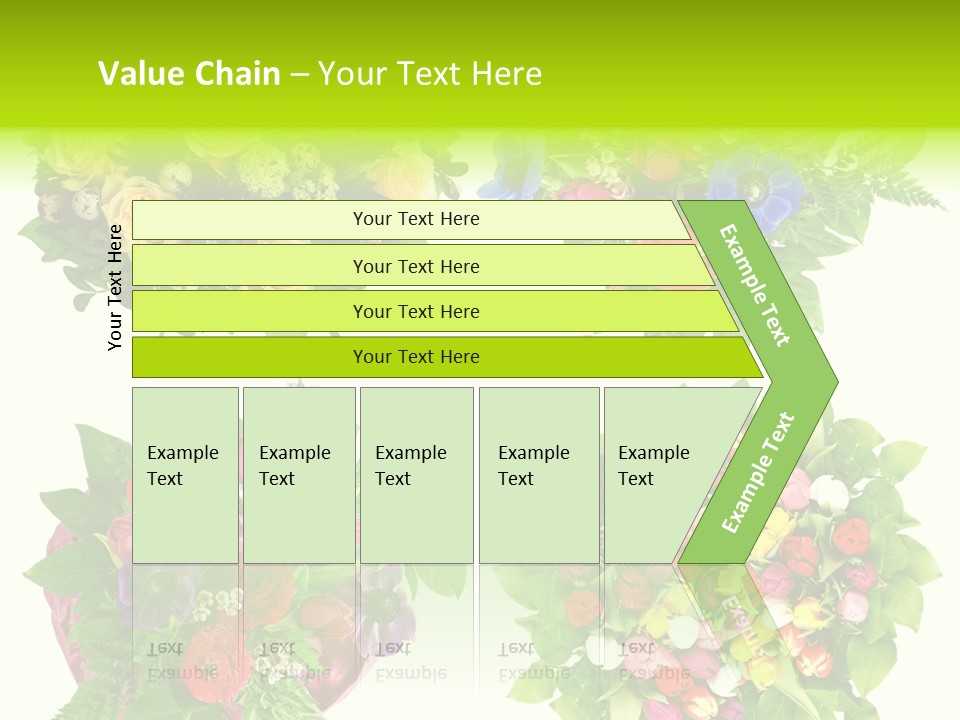 Leaf Tulip Colorful PowerPoint Template