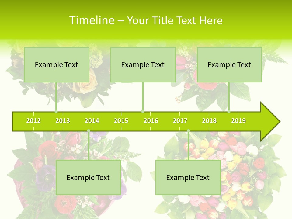 Leaf Tulip Colorful PowerPoint Template