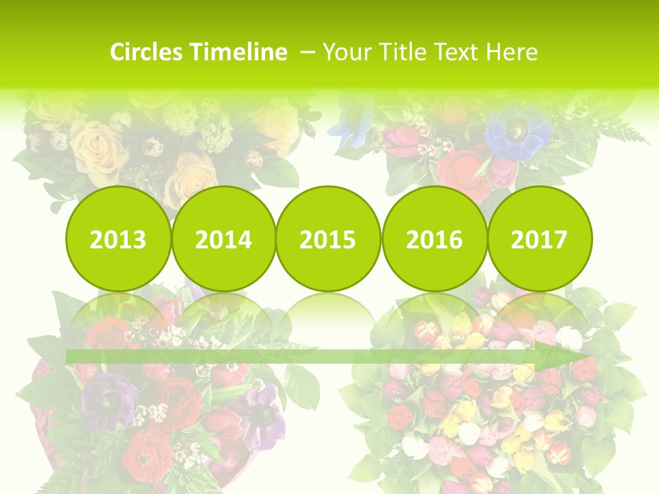 Leaf Tulip Colorful PowerPoint Template