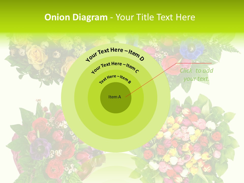 Leaf Tulip Colorful PowerPoint Template