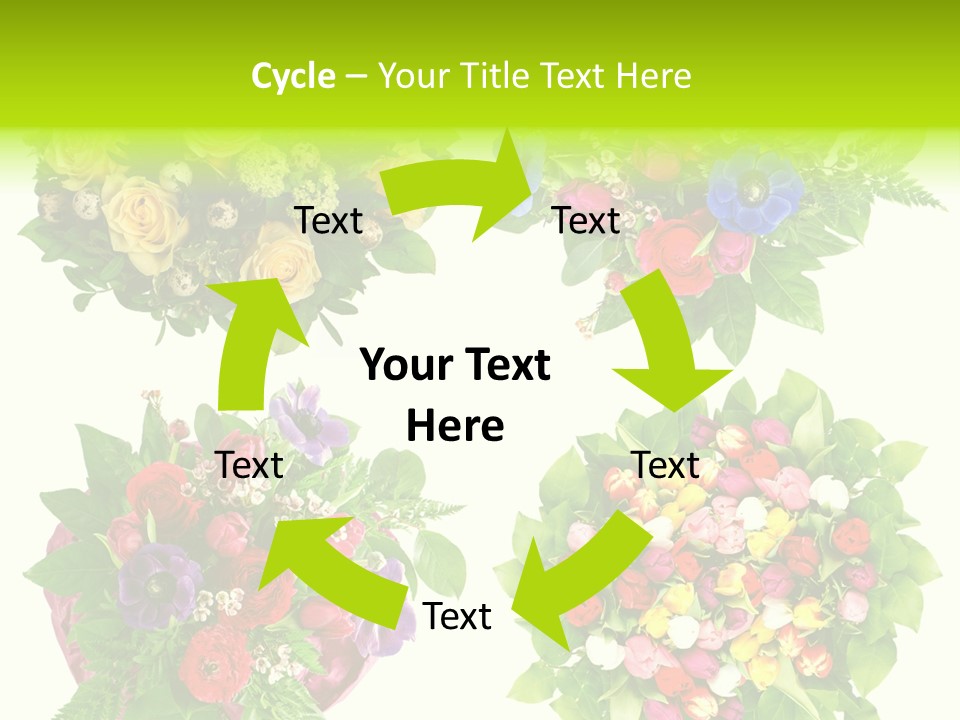 Leaf Tulip Colorful PowerPoint Template