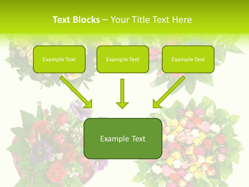 Leaf Tulip Colorful PowerPoint Template