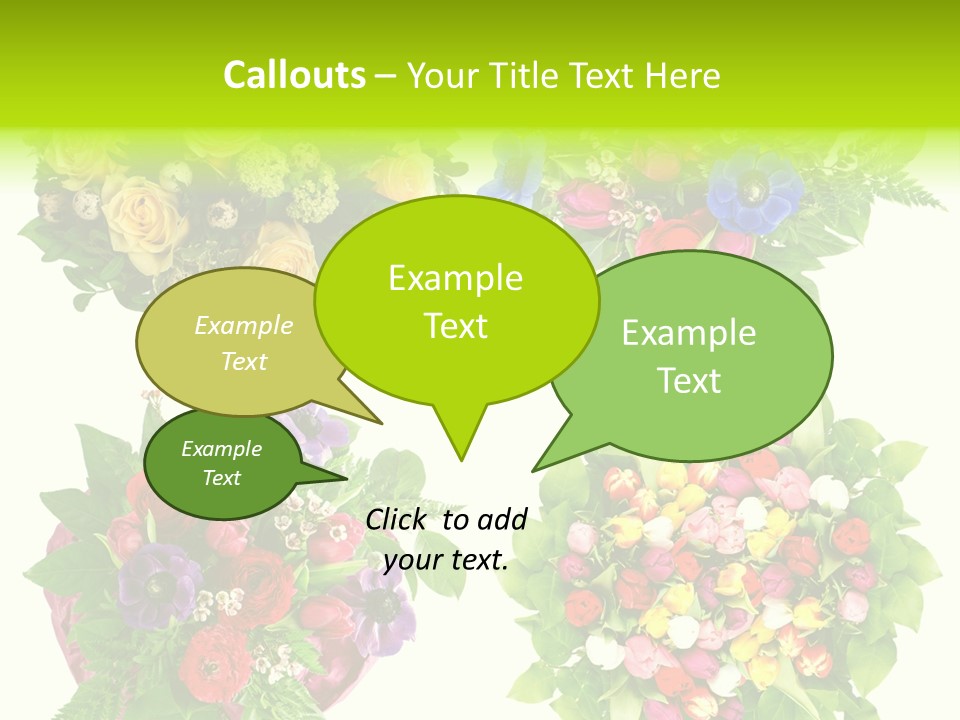 Leaf Tulip Colorful PowerPoint Template