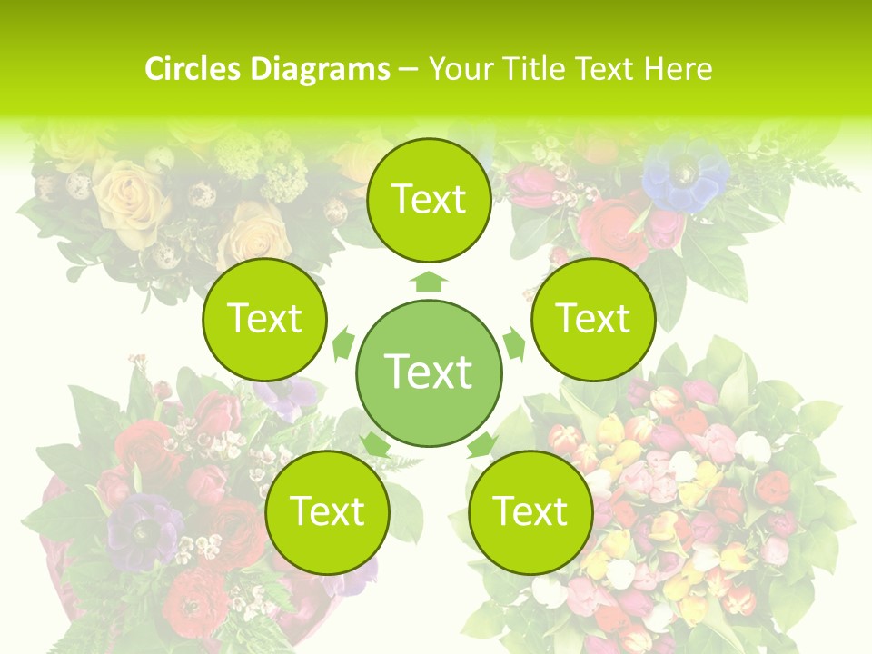 Leaf Tulip Colorful PowerPoint Template