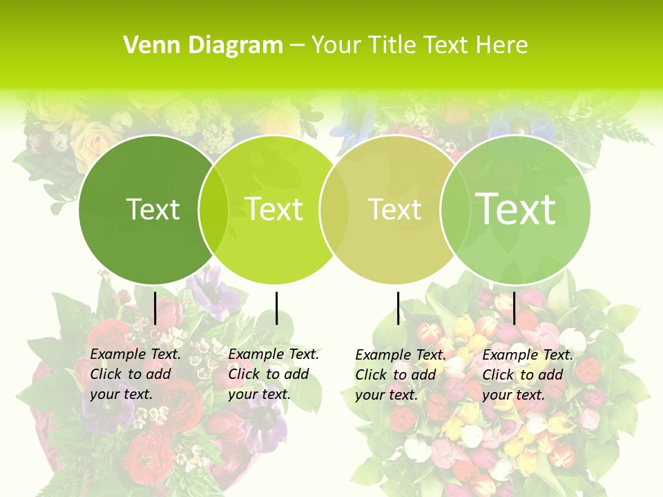 Leaf Tulip Colorful PowerPoint Template