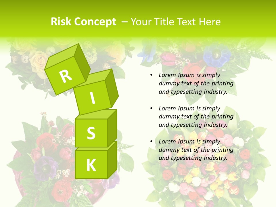 Leaf Tulip Colorful PowerPoint Template