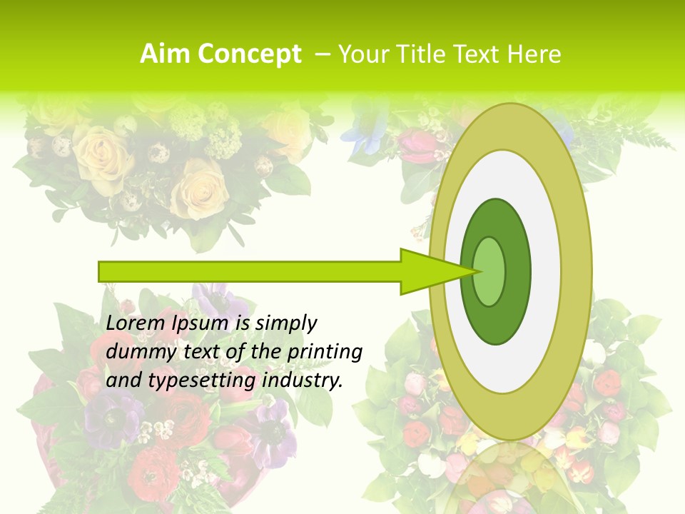 Leaf Tulip Colorful PowerPoint Template