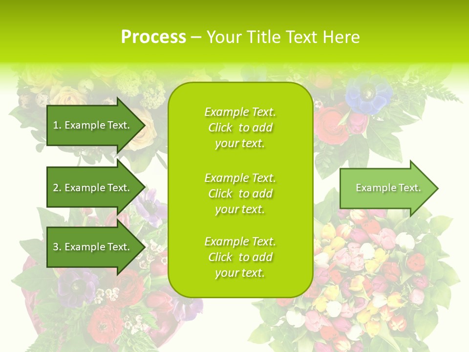 Leaf Tulip Colorful PowerPoint Template