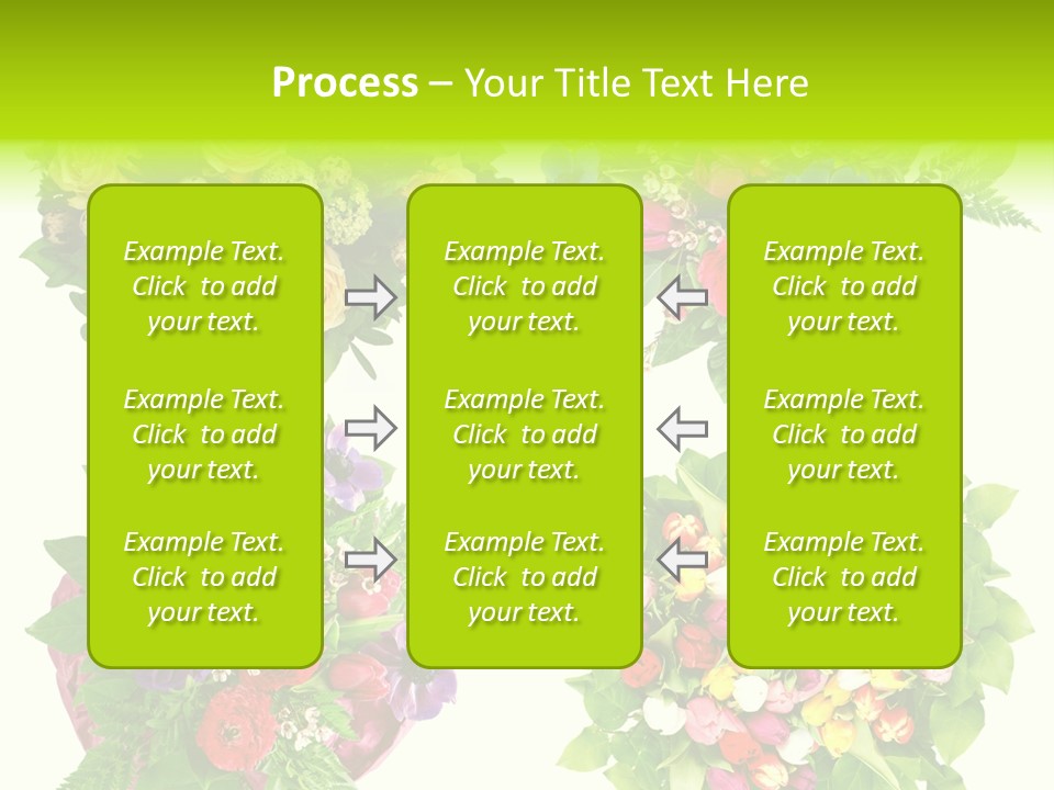 Leaf Tulip Colorful PowerPoint Template