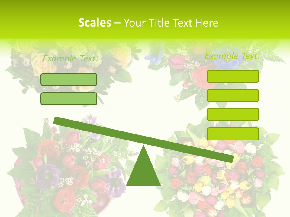 Leaf Tulip Colorful PowerPoint Template