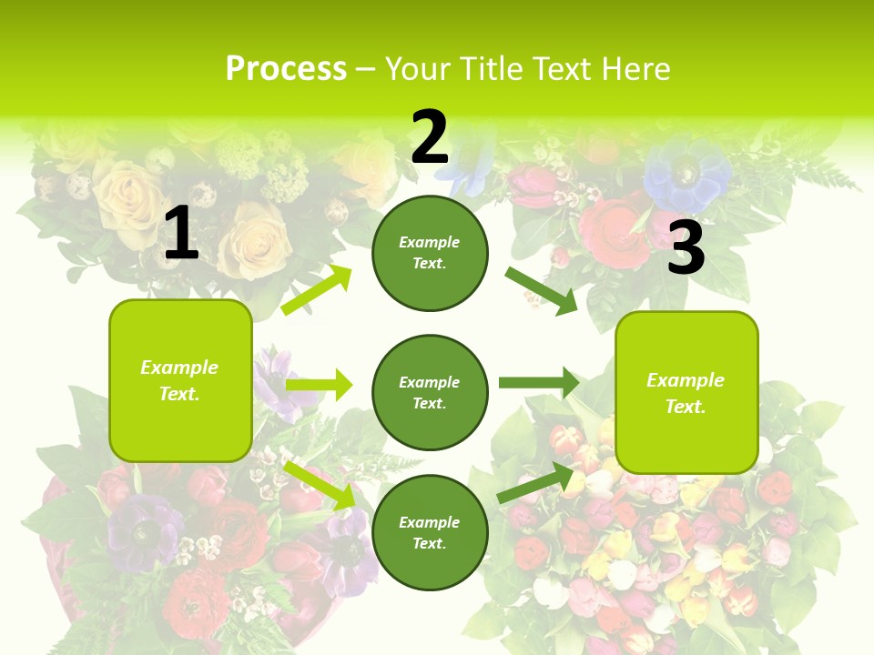 Leaf Tulip Colorful PowerPoint Template