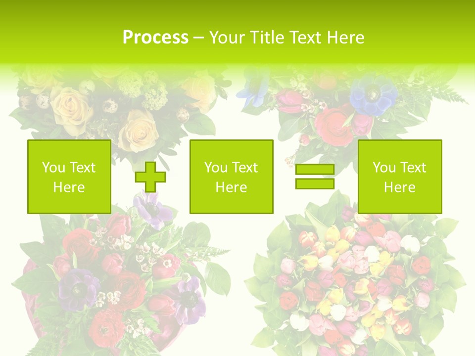 Leaf Tulip Colorful PowerPoint Template