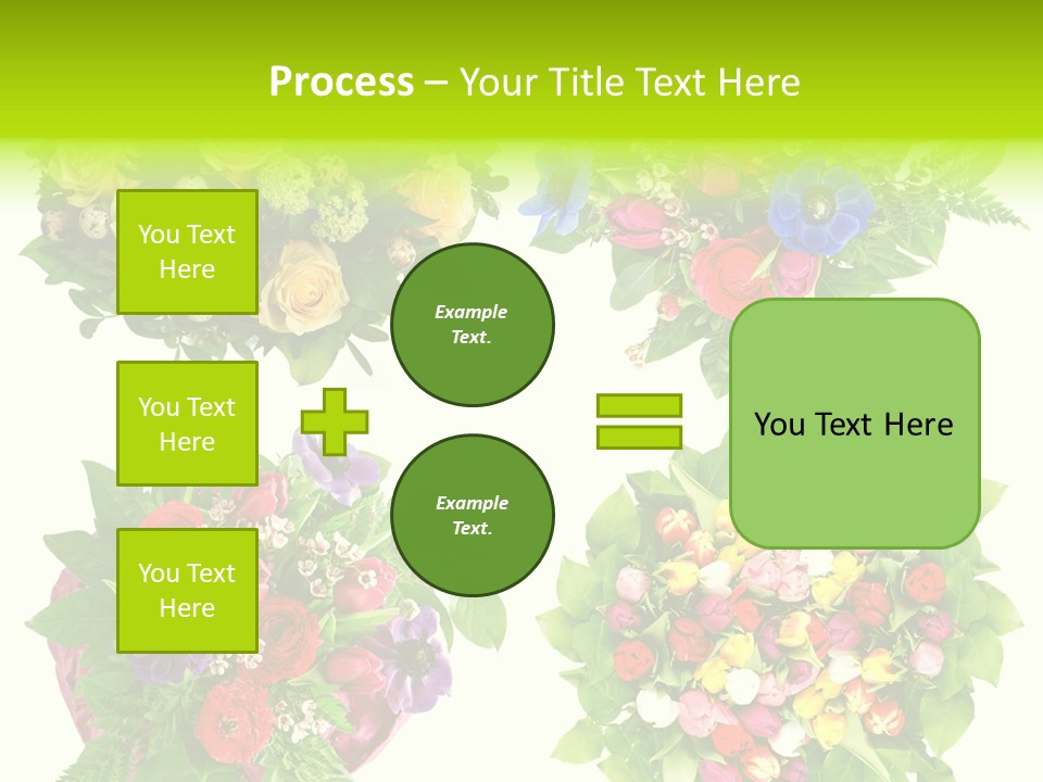 Leaf Tulip Colorful PowerPoint Template