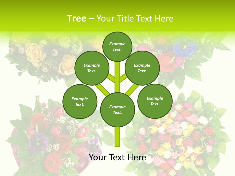 Leaf Tulip Colorful PowerPoint Template