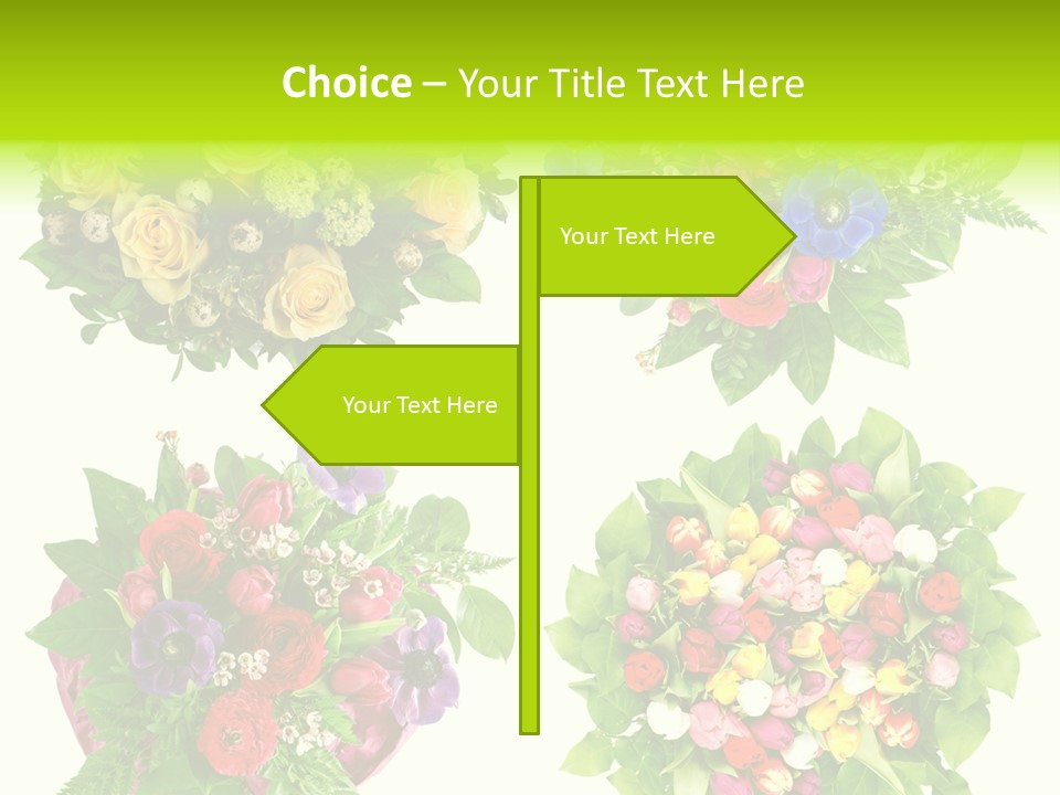 Leaf Tulip Colorful PowerPoint Template