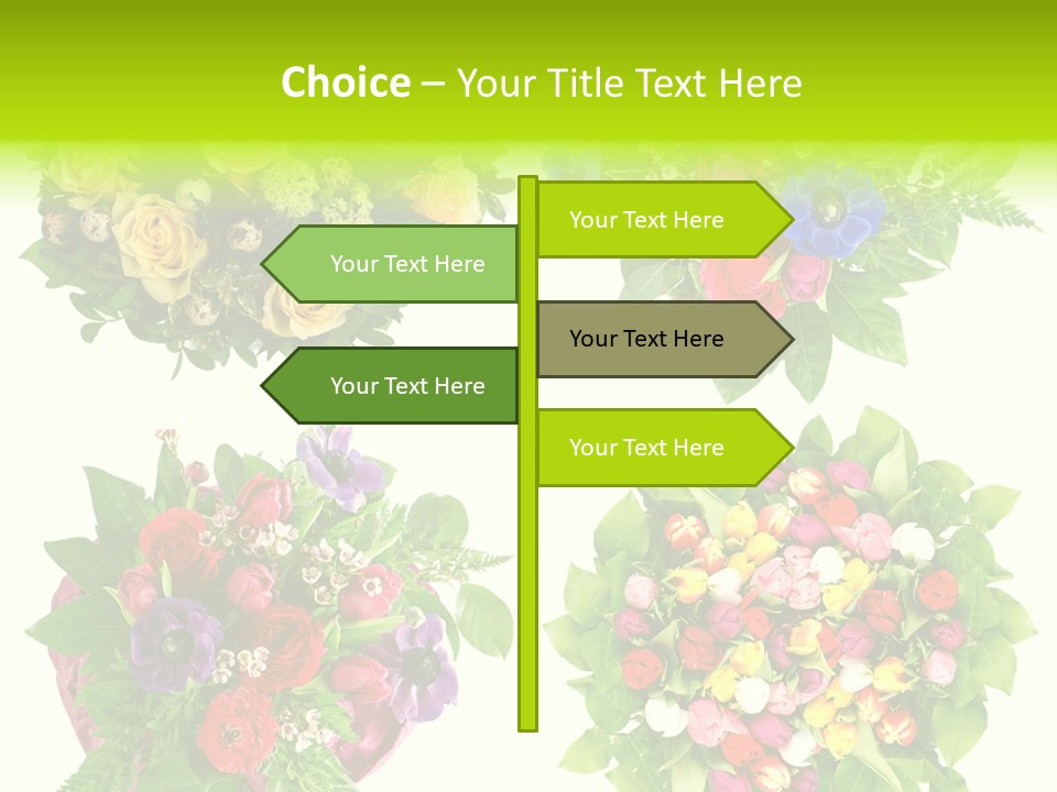 Leaf Tulip Colorful PowerPoint Template