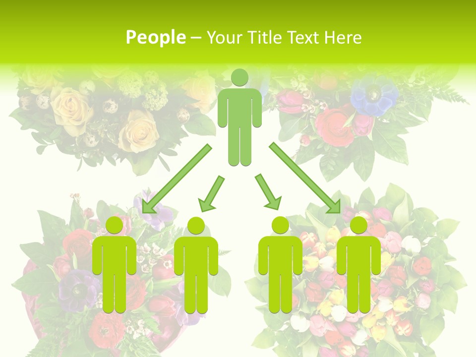 Leaf Tulip Colorful PowerPoint Template