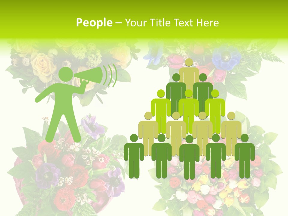 Leaf Tulip Colorful PowerPoint Template