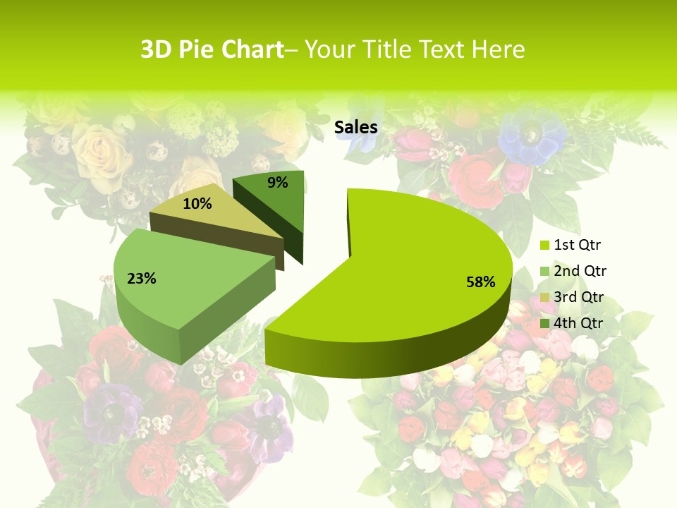 Leaf Tulip Colorful PowerPoint Template