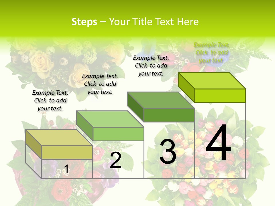 Leaf Tulip Colorful PowerPoint Template