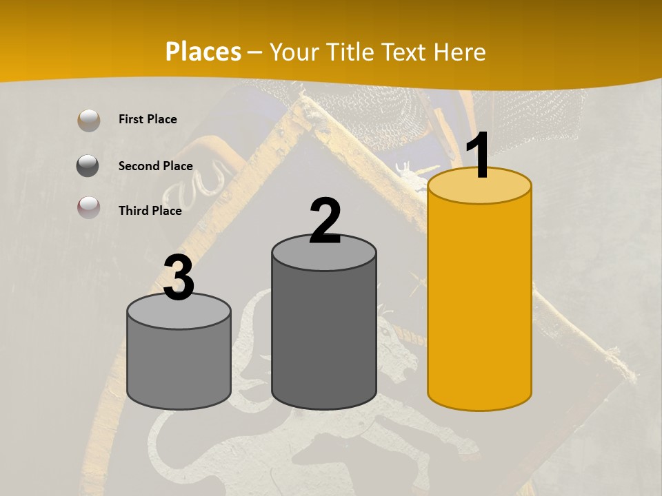 Victory Arms Gold PowerPoint Template