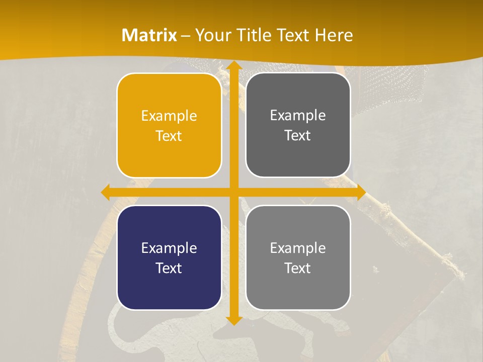 Victory Arms Gold PowerPoint Template