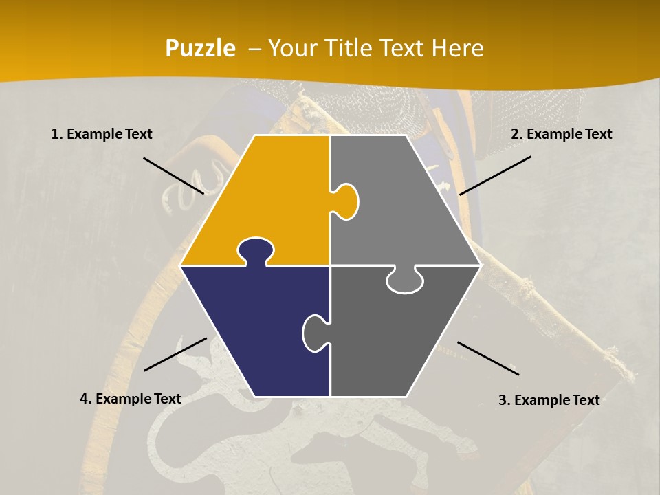 Victory Arms Gold PowerPoint Template