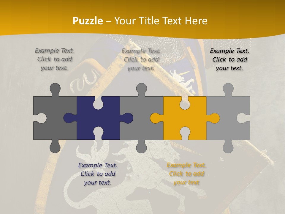 Victory Arms Gold PowerPoint Template