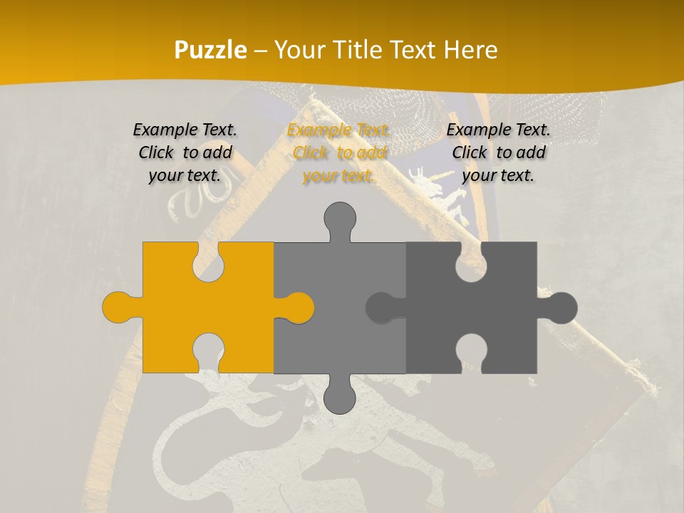 Victory Arms Gold PowerPoint Template